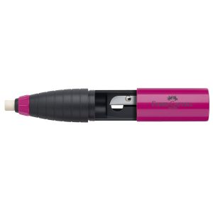 Temperamatite Twist Combi con gomma con contenitore - 1 foro- Faber Castell