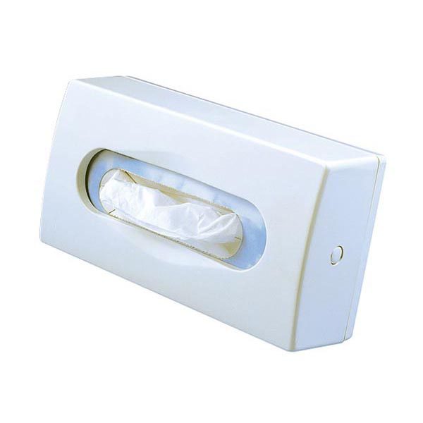 Dispenser per veline di carta - da muro - 27x7x14 cm - bianco - Mar Plast