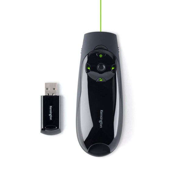 Telecomando Presenter Expert con puntatore laser verde - Kensington -  Tecnoffice