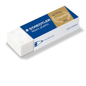 Gomma Mars Plastic - 65x23x13mm - bianca - Staedtler