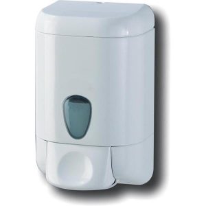 Dispenser da muro Prestige per sapone liquido - capacitA' 1 L - bianco/azzurro trasparente - Mar Plast
