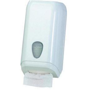 Dispenser di carta igienica in fogli - 15,8x13x30,7 cm - bianco - Mar Plast