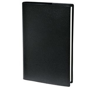 Agenda settimanale Presidente 2025 - copertina Impala - 21 x 27 cm - nero - Quo Vadis