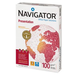 Carta Presentation 100 - A4 - 100 gr - bianco - Navigator - conf. 500 fogli