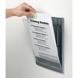 Targa per porte/pareti Click Sign - 21  x  29,7 cm (A4) - Durable