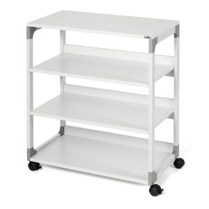 Mobile/carrello Multifunzione System 88 - con ruote - 4 ripiani - 75 x 43,2 x 87,9 cm - grigio - Durable