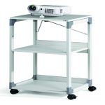 Carrello System - per videoproiettore - con ruote - 3 ripiani - 50,8 x 43,2 x 88,2 cm - grigio - Durable