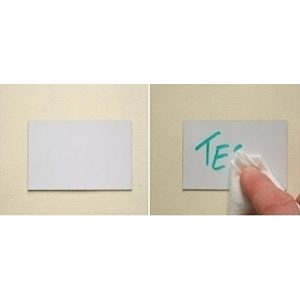 Etichette magnetiche - scrivibili e cancellabili - permanenti - 30 x 100 mm - bianco - Markin - conf. 20 etichette