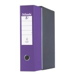 Registratore Eurofile G55 - dorso 8 cm - protocollo 23x33 cm - viola - Esselte