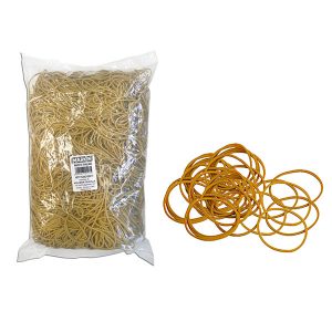 Elastici - diametro 4 cm - 1 kg - gomma - giallo - Markin