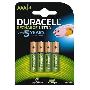 Pile ricaricabili Mini Stilo AAA - Precharged - 900mah - Duracell - blister 4 pezzi