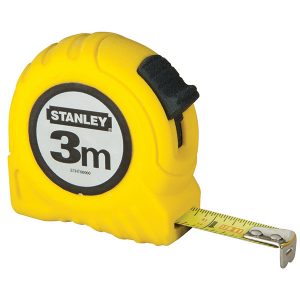 Flessometro - 3 m - metallo/ABS - Stanley