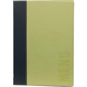 PortamenU' Trendy - 1 inserto doppio incluso - A5 - 18 x 25 cm - verde - Securit