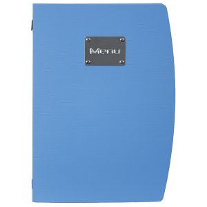 PortamenU' Rio - 1 inserto doppio incluso - A4 - 24 x 34 cm - blu - Securit