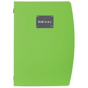 PortamenU' Rio - 1 inserto doppio incluso - A4 - 24 x 34 cm - verde - Securit