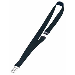 Cordoncini portabadge - larghezza 2 cm - nero - Durable - conf. 10 pezzi