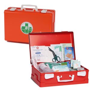 Valigetta di pronto soccorso Medic 2 - 39,5x27x13,5 cm - oltre 3 persone - arancio - PVS