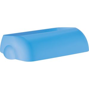 Coperchio per cestino gettacarte Soft Touch - 33,5x22,5x9 cm - 23 L - azzurro - Mar Plast