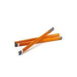 Kit per pavimenti Secchiostrizza - secchio con strizzatore 12 L + mop 240 gr + manico da 130 cm - arancione - Perfetto