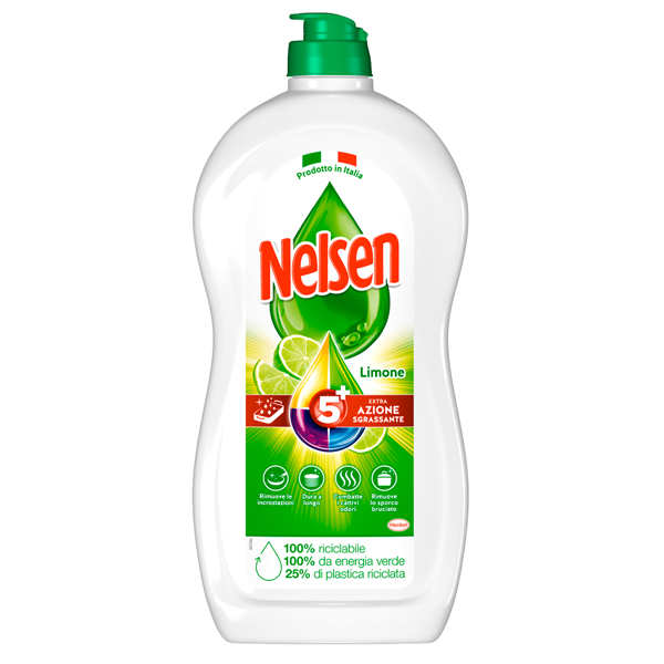 Detersivo per piatti - limone - 900 ml - Nelsen - Tecnoffice
