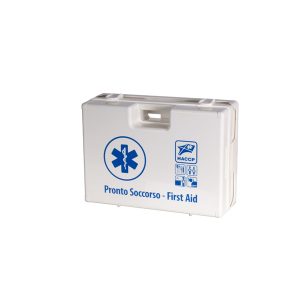 Valigetta di pronto soccorso Multisan - 44,3x33,8x14,7 cm - HACCP - oltre 3 persone - bianco - PVS