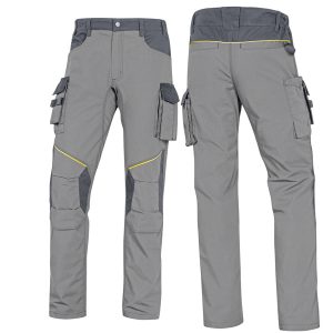 Pantalone da lavoro Mach 2 Corporate - twill/poliestere/cotone - taglia XL - grigio chiaro/grigio scuro - Delta Plus