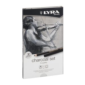 Carboncini in matita e stick di qualitA' Rembrandt Charcoal Set - Lyra - astuccio metallo