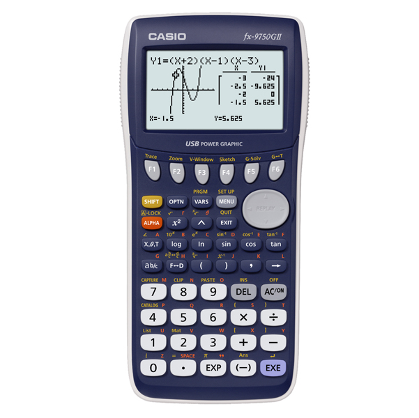 Calcolatrice scientifica grafica FX 9860GIII 900 funzioni bianco Casio Tecnoffice