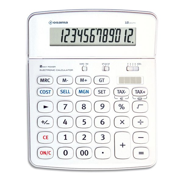 Calcolatrice da tavolo a 12 cifre