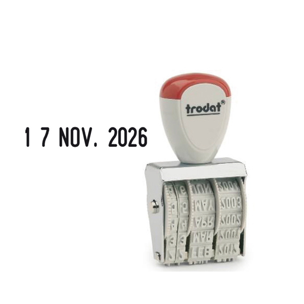 Timbro Datario 1020 - manuale - 5 mm - Trodat - Tecnoffice