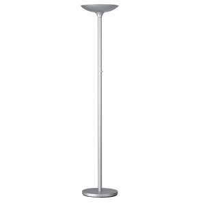 Lampada da terra Varialux - a led - base diametro 30 cm - H 175/186 cm - 22 W - grigio metal - Unilux