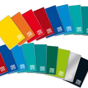Maxiquaderno One Color - A4 - punto metallico - quadretto 10mm c/margine - 18+1 fogli - 100gr - Blasetti