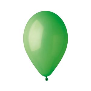 Palloncino - diametro 30 cm - lattice - verde - Big Party - conf. 16 pezzi