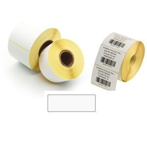 Etichette per trasferimento termico diretto -  2 piste - 40 x 12 mm - Printex - rotolo da 5000 pezzi