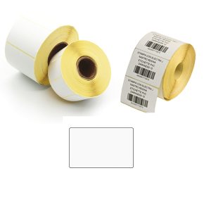 Etichette per trasferimento termico - 2 piste - 50 x 30 mm - Printex - rotolo da 5000 pezzi