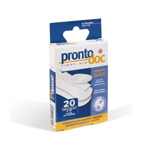 Cerotti delicati - TNT - con adeisvo ipoallergenico - ProntoDoc - conf. 20 pezzi