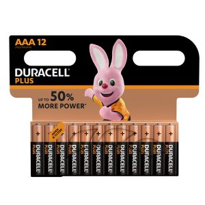 Blister 12 pile MiniStilo AAA - Plus 100 - Duracell