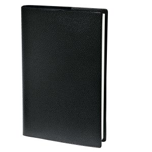 Agenda settimanale Prenote 2025 - copertina Impala - 21 x 29,7 cm - nero - Quo Vadis