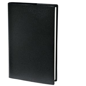 Agenda settimanale Trinote 2025 - copertina Impala - 18 x 24 cm - nero - Quo Vadis