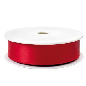 Nastro doppio raso - 25mmx25mt - rosso 35 - Brizzolari