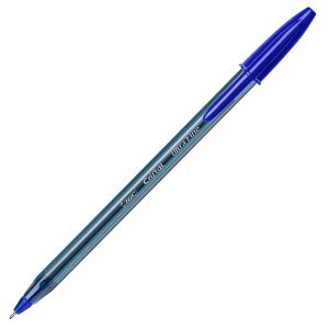 Penna a sfera con cappuccio Cristal  Exact - punta 0,7 mm - blu - Bic - scatola 20 pezzi