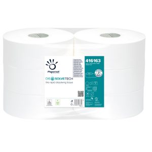 Carta igienica Maxi Jumbo - 8,9 cm x 500 mt - diametro 25 cm - goffratura micro - 26 gr - Papernet