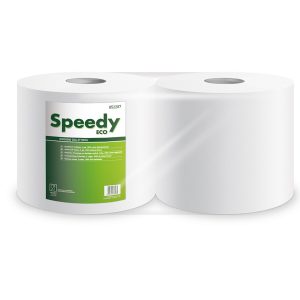 Bobina asciugatutto Speedy Eco 800S - 2 veli - 18,5gr - diametro 25,5 cm - H22,8 cm x 180m - microgoffrata - Lucart