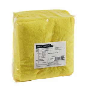 Panni microfibra Ultrega - 40 x 40 cm - giallo - Perfetto - pack 10 pezzi
