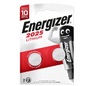 Pile CR2025 Lithium - 3V - Energizer specialistiche - blister 2 pezzi