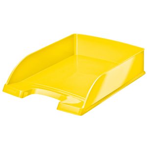Vaschetta portacorrispondenza WOW - 25,5 x 35,7 x 7 cm - giallo - Leitz
