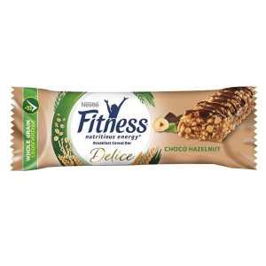 Barretta fitness al cioccolato al latte gusto nocciola - monoporzione da 22,5 gr - NestlE'