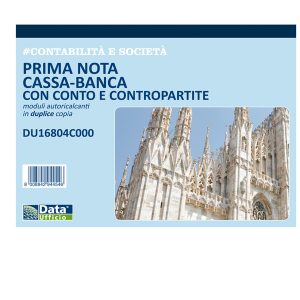 Blocco prima nota cassa - 50/50 copie autoricalcanti - 21,5 x 29,7 cm - DU16804C000 - Data Ufficio