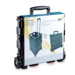 Carrello pieghevole con cassa in plastica - portata max 25 kg - Garden Friend