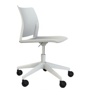 Seduta Home/Office Alpha APGB - senza braccioli - bianco - Unist